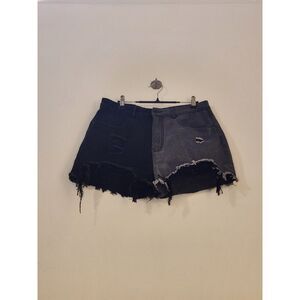 Cut off denim shorts